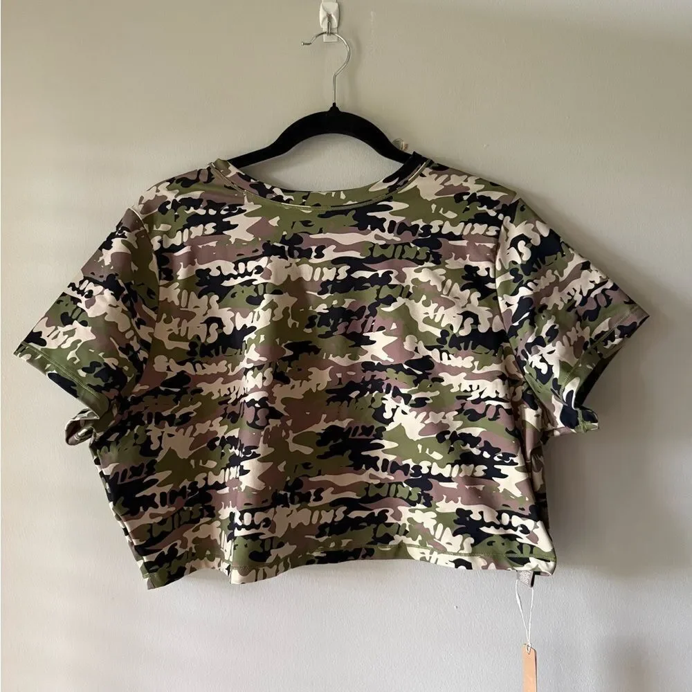 NWT Skims Swim Shirt Tee - Signature Swim T Shirt Camo Size 4X